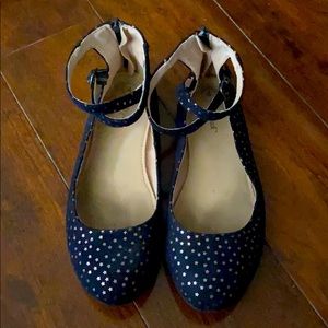 BOGO 50% off Star ankle ballet flats